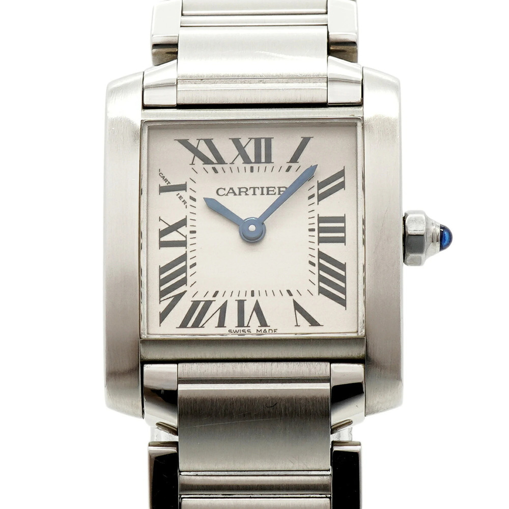 Cartier Tank Française SM W51008Q3 Ivory Dial Women's Watch